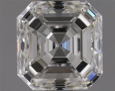 0.90ct H VS2 Very Good Cut Asscher Diamond