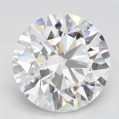 3.08ct D IF Rare Carat Ideal Cut Round Lab Grown Diamond