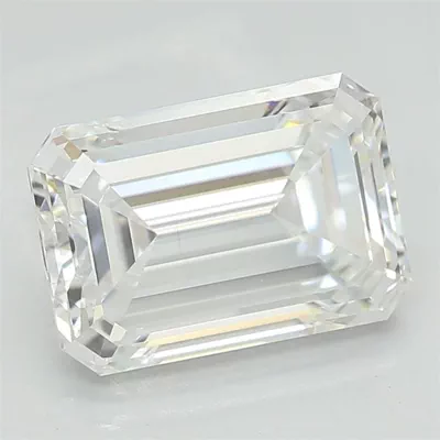 1.58ct D VS2 Excellent Cut Emerald Lab Grown Diamond