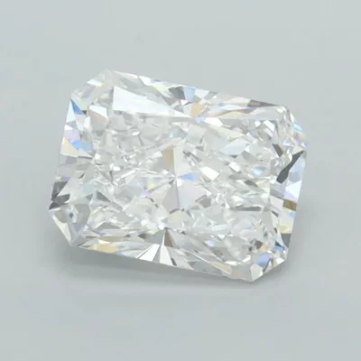 1.90ct D VVS2 Rare Carat Ideal Cut Radiant Lab Grown Diamond