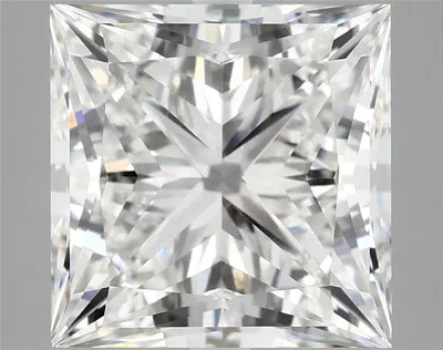 7.02ct E VVS2 Rare Carat Ideal Cut Princess Lab Grown Diamond