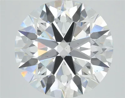 6.54ct E VS2 Rare Carat Ideal Cut Round Lab Grown Diamond