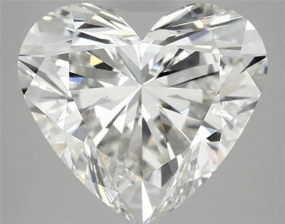 5.03ct F VS1 Rare Carat Ideal Cut Heart Lab Grown Diamond
