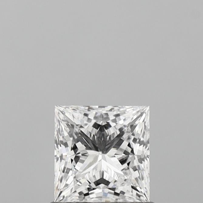 0.83ct E VVS2 Rare Carat Ideal Cut Princess Lab Grown Diamond