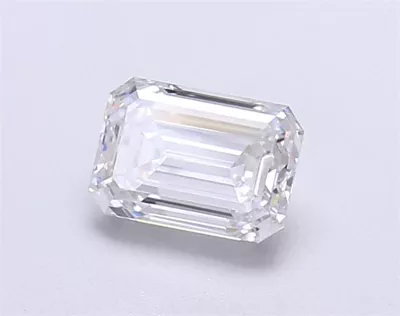 1.15ct E SI1 Rare Carat Ideal Cut Emerald Lab Grown Diamond