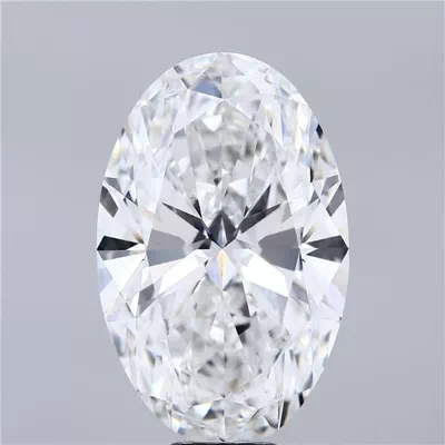 12.06ct F VS1 Rare Carat Ideal Cut Oval Lab Grown Diamond