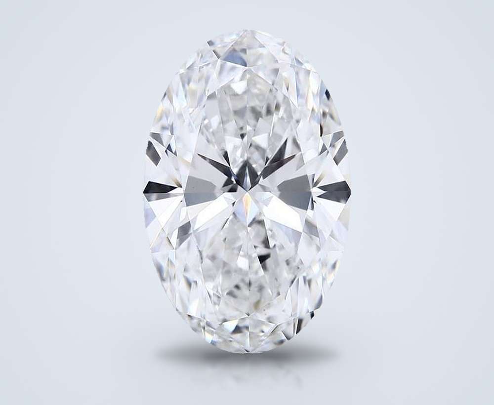 12.06ct F VS1 Rare Carat Ideal Cut Oval Lab Grown Diamond