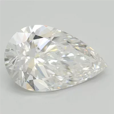 2.52ct E VVS2 Rare Carat Ideal Cut Pear Lab Grown Diamond