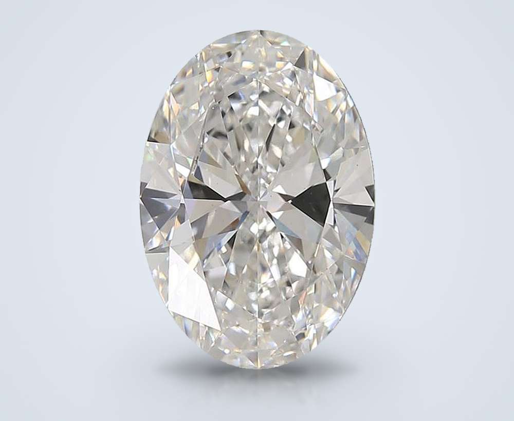 5.03ct E VS1 Rare Carat Ideal Cut Oval Lab Grown Diamond