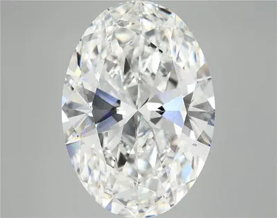 10.01ct F VVS2 Rare Carat Ideal Cut Oval Lab Grown Diamond