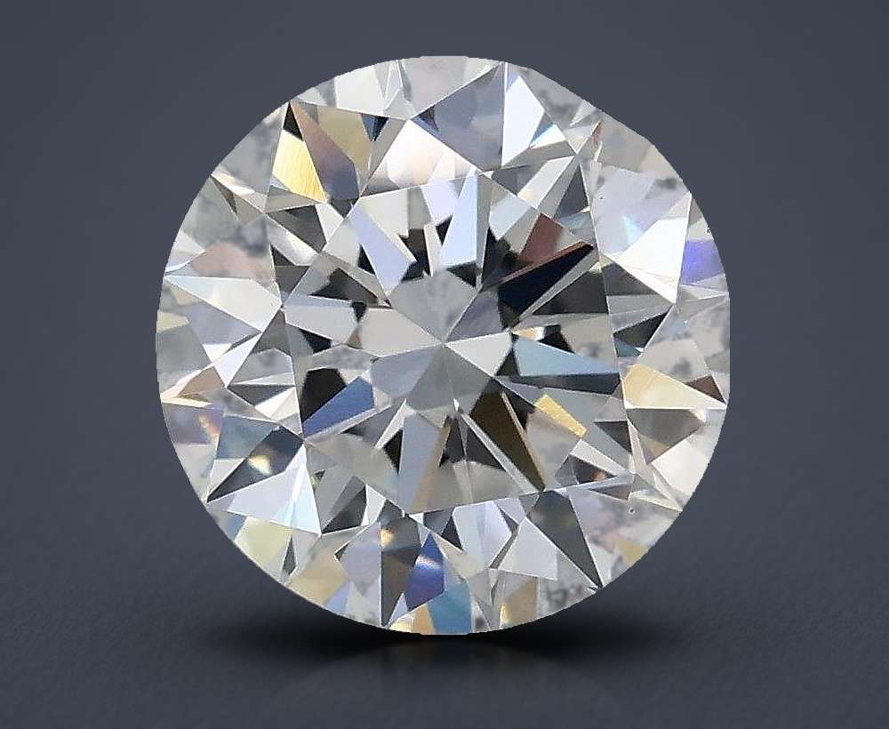 2.02ct D VS1 Rare Carat Ideal Cut Round Lab Grown Diamond