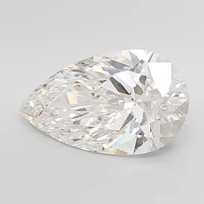 4.05ct G VS1 Rare Carat Ideal Cut Pear Lab Grown Diamond