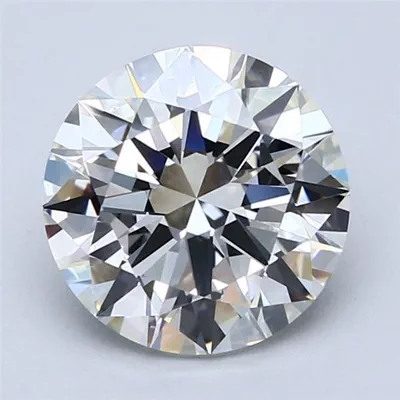 3.01ct G VS2 Rare Carat Ideal Cut Round Diamond