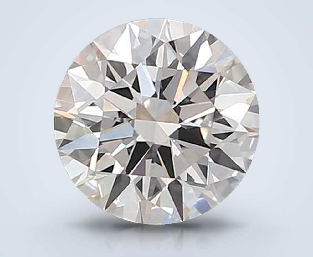 1.26ct E VS1 Rare Carat Ideal Cut Round Lab Grown Diamond
