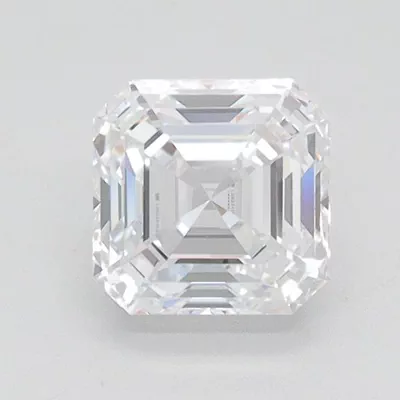1.01ct D IF Rare Carat Ideal Cut Asscher Lab Grown Diamond