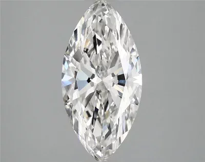1.79ct F VS2 Rare Carat Ideal Cut Marquise Lab Grown Diamond