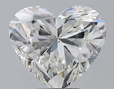 5.01ct I VS2 Rare Carat Ideal Cut Heart Diamond