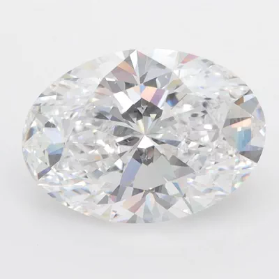 4.08ct D VVS1 Rare Carat Ideal Cut Oval Lab Grown Diamond