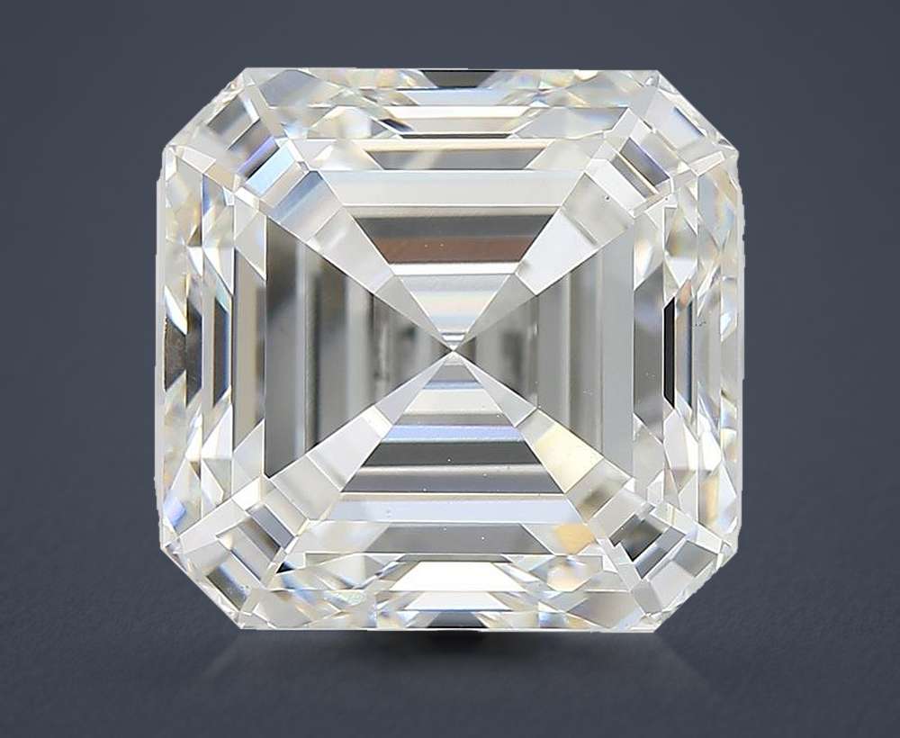 10.13ct F VS1 Rare Carat Ideal Cut Asscher Lab Grown Diamond