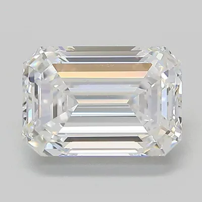 2.08ct D VS2 Rare Carat Ideal Cut Emerald Lab Grown Diamond