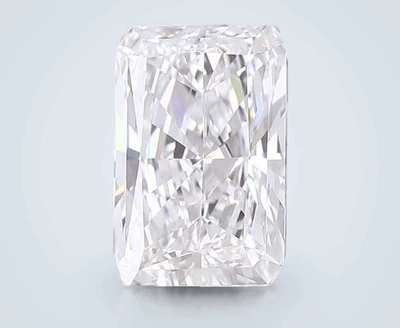 4.34ct E VVS2 Rare Carat Ideal Cut Radiant Lab Grown Diamond