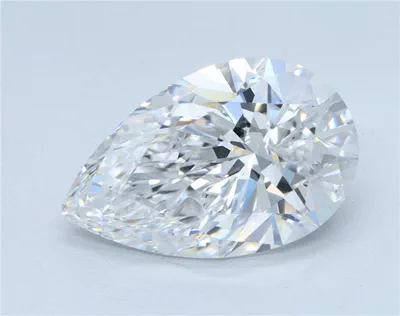 4.01ct E VS2 Rare Carat Ideal Cut Pear Lab Grown Diamond