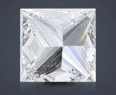 1.03ct D VS1 Rare Carat Ideal Cut Princess Lab Grown Diamond