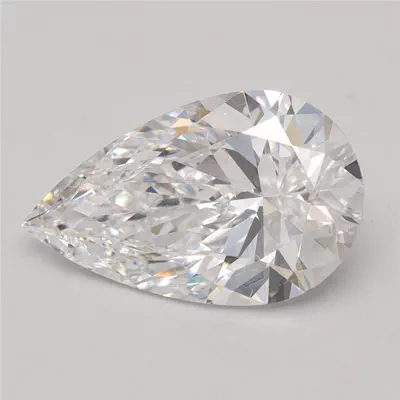 2.36ct E VVS2 Rare Carat Ideal Cut Pear Lab Grown Diamond
