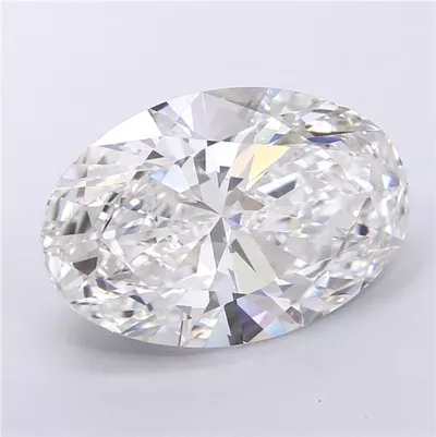 12.03ct F VS1 Rare Carat Ideal Cut Oval Lab Grown Diamond