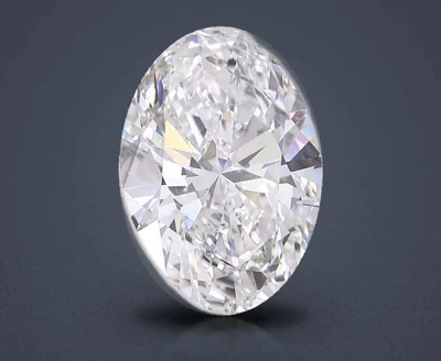12.03ct F VS1 Rare Carat Ideal Cut Oval Lab Grown Diamond