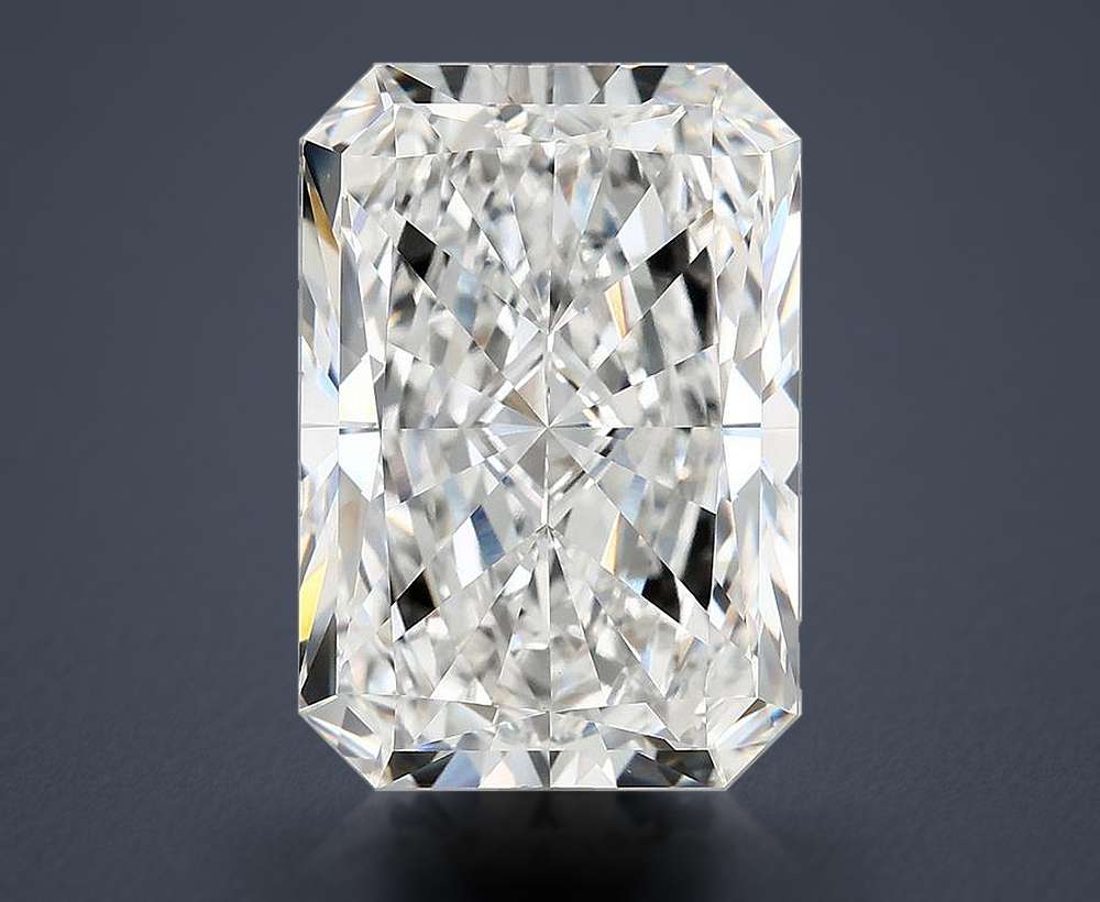 11.15ct F VVS2 Rare Carat Ideal Cut Radiant Lab Grown Diamond