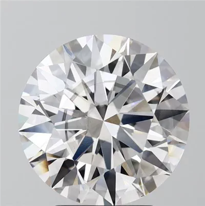 4.06ct F SI1 Rare Carat Ideal Cut Round Lab Grown Diamond