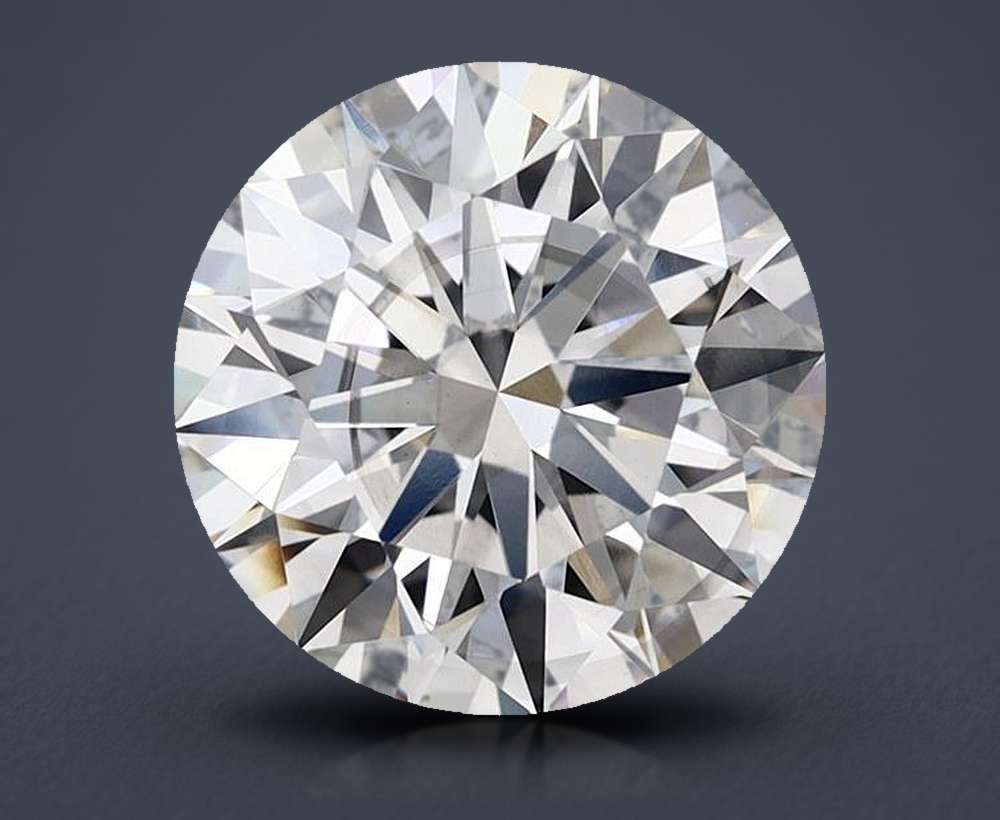 4.06ct F SI1 Rare Carat Ideal Cut Round Lab Grown Diamond