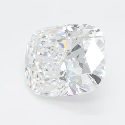3.28ct D VVS1 Rare Carat Ideal Cut Cushion Lab Grown Diamond
