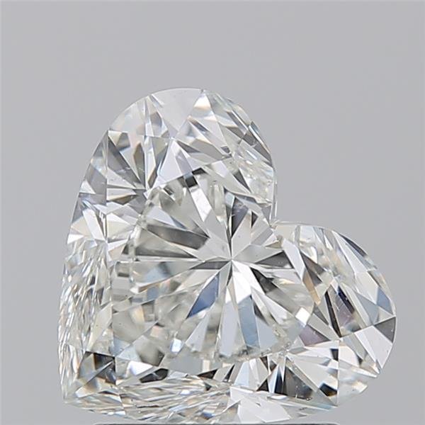2.04ct I SI1 Rare Carat Ideal Cut Heart Diamond