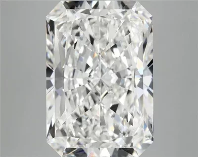 10.89ct F VVS2 Rare Carat Ideal Cut Radiant Lab Grown Diamond