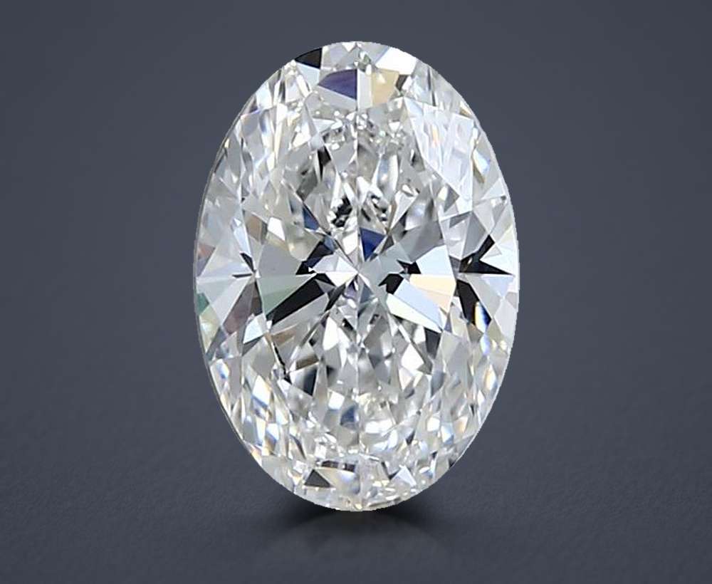 1.50ct F VVS2 Rare Carat Ideal Cut Oval Lab Grown Diamond
