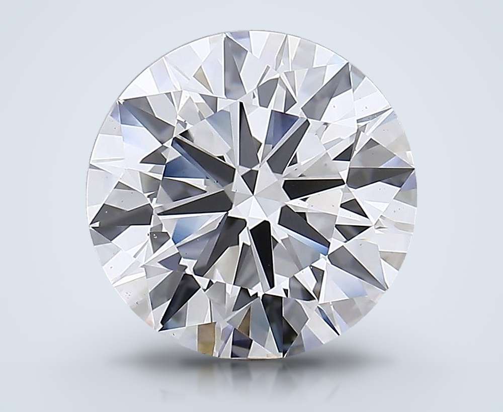 7.45ct D VS2 Rare Carat Ideal Cut Round Lab Grown Diamond