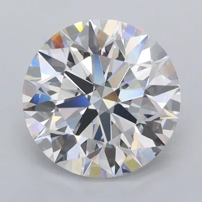 2.69ct D VVS1 Rare Carat Ideal Cut Round Lab Grown Diamond