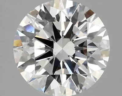 2.08ct F SI1 Rare Carat Ideal Cut Round Lab Grown Diamond