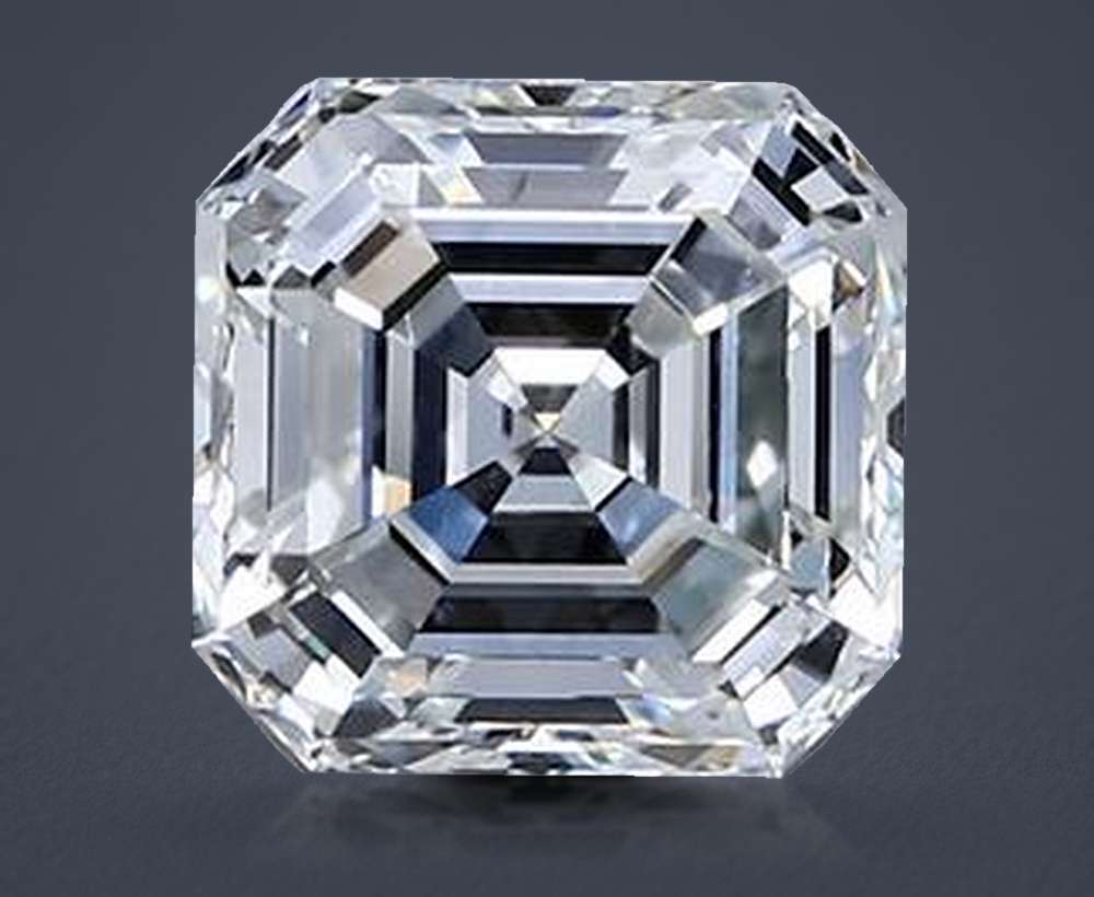 2.00ct F VS2 Rare Carat Ideal Cut Asscher Diamond