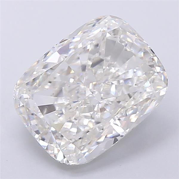3.54ct F VVS2 Rare Carat Ideal Cut Cushion Lab Grown Diamond