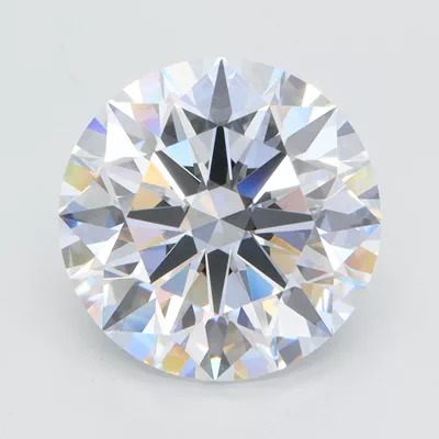 4.66ct F IF Rare Carat Ideal Cut Round Lab Grown Diamond