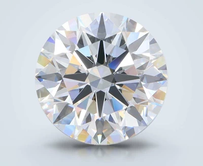 4.66ct F IF Rare Carat Ideal Cut Round Lab Grown Diamond