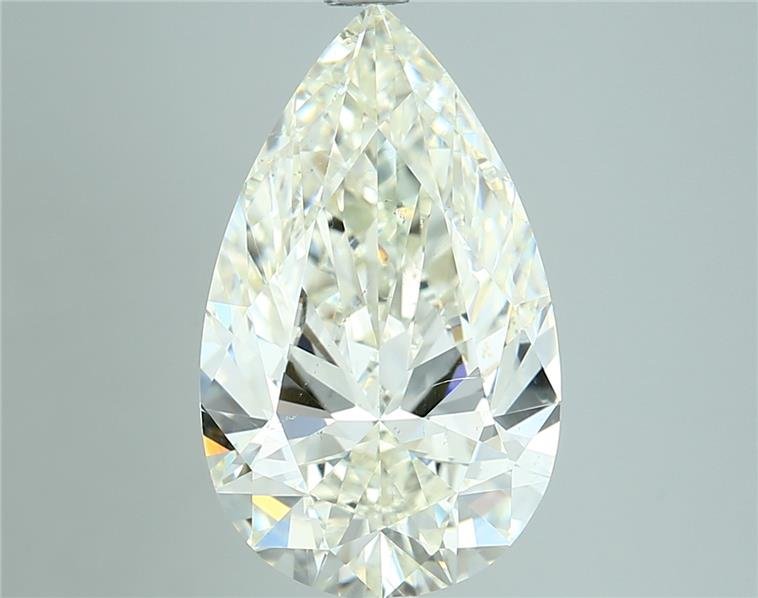 3.13ct K SI1 Rare Carat Ideal Cut Pear Diamond