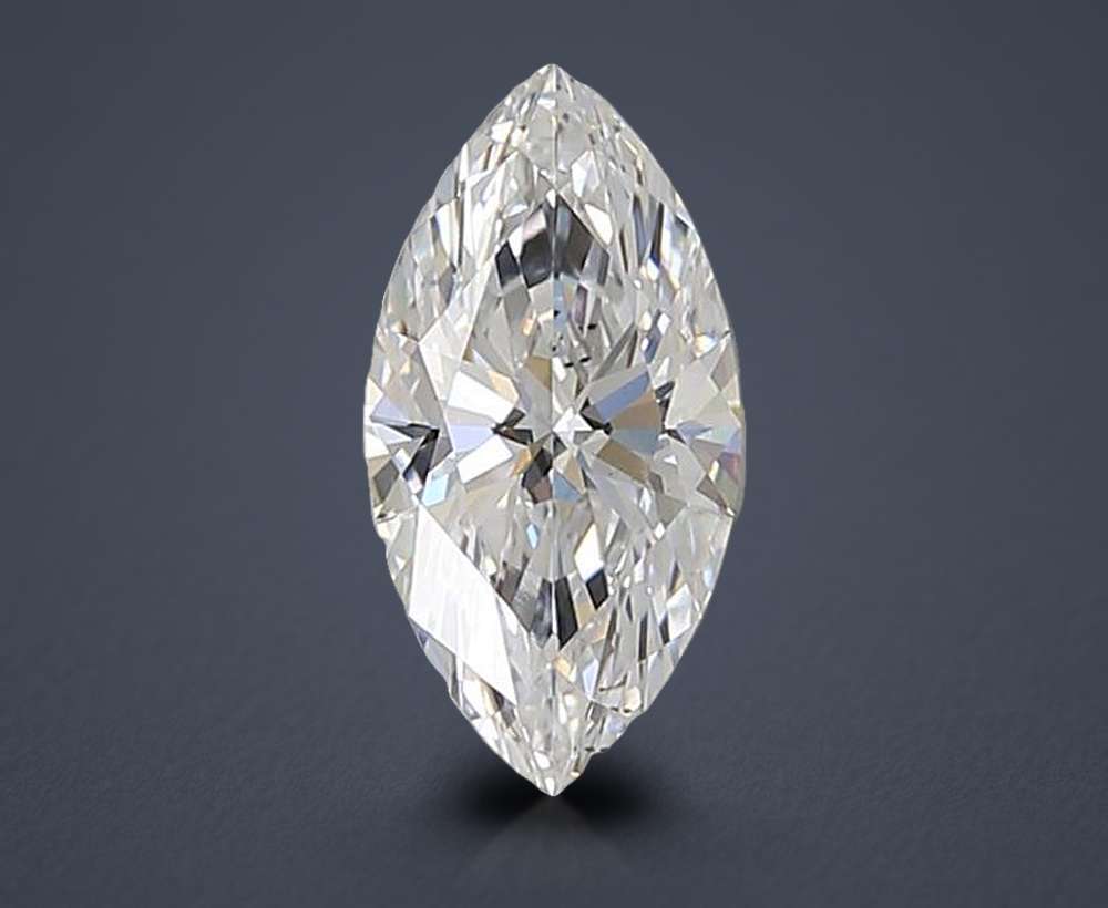 1.02ct D VS2 Rare Carat Ideal Cut Marquise Lab Grown Diamond