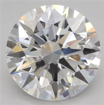 5.06ct F VVS1 Rare Carat Ideal Cut Round Lab Grown Diamond