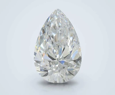 2.54ct F VS1 Rare Carat Ideal Cut Pear Lab Grown Diamond