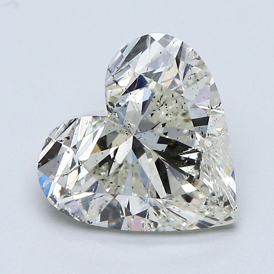 3.25ct J SI2 Very Good Cut Heart Diamond