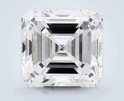 10.00ct F VS1 Very Good Cut Asscher Lab Grown Diamond